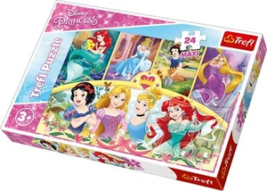 Trefl 24 Maxi Piece Kids Large Girls Disney Princesses Magic Jigsaw Puzzle NEW - Picture 1 of 2