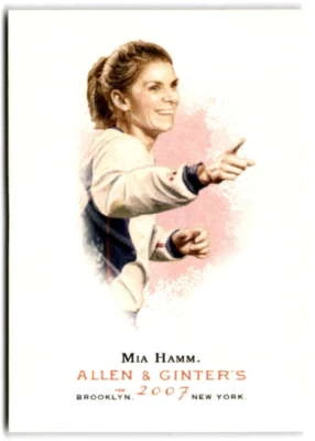 2007 Topps Allen and Ginter #272 MIA HAMM  Soccer Trading Card  - Image 1 of 2