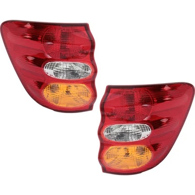 Juego de 2 luces traseras para Toyota Sequoia Limited 2001-2004 exterior diestro y derecho Foto 1 de 4