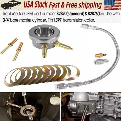 82876 T-5 Stock Clutch Hydraulic Throwout Bearing for Chevy GM-Style Borg-Warner - Image 1 of 4