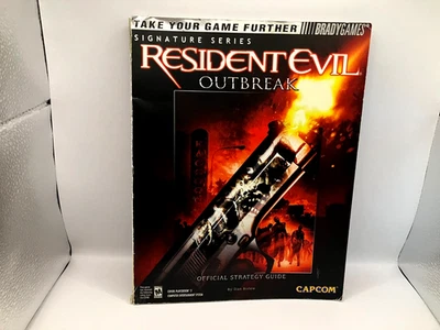 Resident Evil: Outbreak Official Strategy Guide Brady PS2 Capcom w/ Foldout - Image 1 of 4