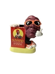 The California Raisins Vintage Coin Bank Sun Maid 1987 Applause - Bild 1 von 13