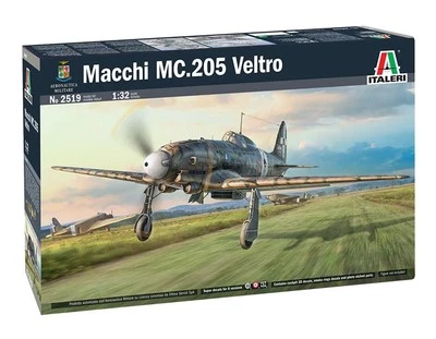 Macchi Mc.205 Veltro 1:32 Plastic Model Kit ITALERI - Immagine 1 di 4