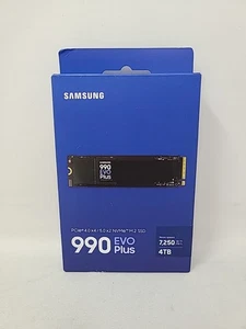 Samsung 990 EVO PLUS 4TB PCIe 5.0 x2 M.2 Internal SSD MZ-V9S4T0B/AM NEW SEALED - Picture 1 of 4