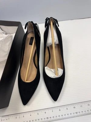 G.I.L.I. Womans Black High Heel Suede Shoes – Size 8 ½ M - NIB - Image 1 of 4