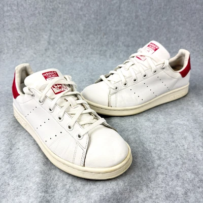 Adidas Stan Smith Pink White Sneakers Womens Size 6.5 White Lace Up - Image 1 of 4