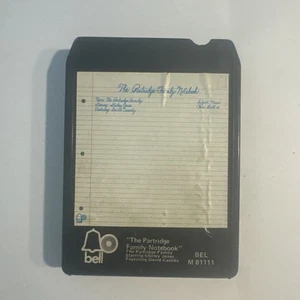 THE PARTRIDGE FAMILY The Partridge Family Notebook 8 Track Tape 1972 - Foto 1 di 4