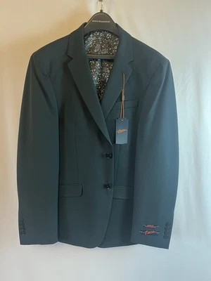 Egara Men’s NWT Black Suit With Vest Jacket 38S Pants 32/30 Vest S - Image 1 of 4