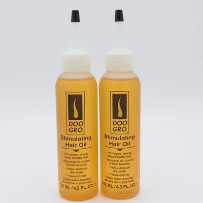 Doo Gro Stimulating Hair Oil 2 Pack 4.5 oz Ea Promotes Strong Healthy Shiny Hair - Image 1 of 2