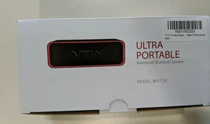 VTIN ULTRA TRAGBARER WASSERDICHTER BLUETOOTH LAUTSPRECHER-14W-12H SPIELZEIT-NEU-VERSIEGELT - Bild 1 von 5