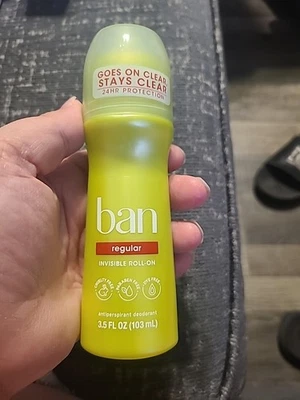 Ban Roll On Antiperspirant Deodorant Regular 24HR Odor Protection Fresh 3.5 oz - Image 1 of 2