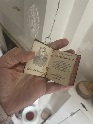 Antique Miniature "Bryce's Thumb English Dictionary"   - Image 1 of 4