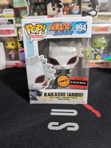 2021 Funko Pop Naruto #994 Kakashi (Anbu) CHASE AAA Anime Exclusive W/ Protector - Picture 1 of 2