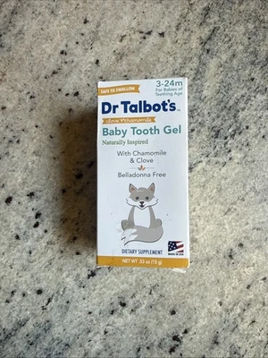Dr. Talbot's Baby Tooth Gel w/ Chamomile & Clove 0.53 oz Exp 10/26 For 3-24M - Image 1 of 4