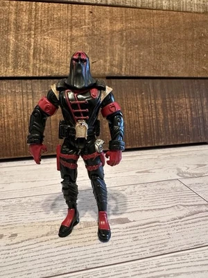Hasbro G.I. 2001 Figura Joe COBRA COMMANDER Líder Supremo 3.75 Casi Completa Foto 1 de 4