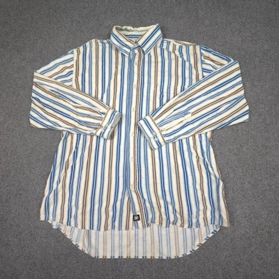 Converse Shirt Mens 2XLARGE Blue Long Sleeve Button Up cordorouy casual Size 2XL - image 1 of 4