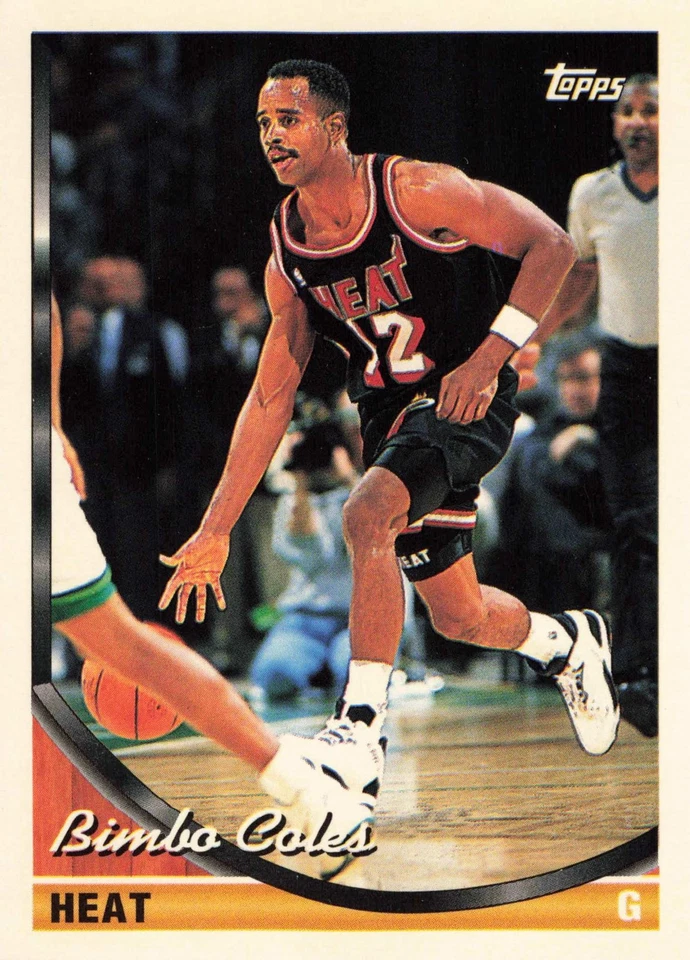 Bimbo Coles 1993-94 Topps #73 Miami Heat Basketball - Image 1 of 2