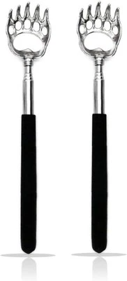 2PCS Back Scratchers, Bear Claw Shaped Scratcher Extendable Metal...  - Image 1 of 4