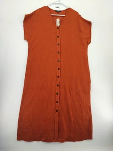 Madewell braunes Lightspun Easy Midi 100% Baumwolle Kleid Größe XL - Bild 1 von 9