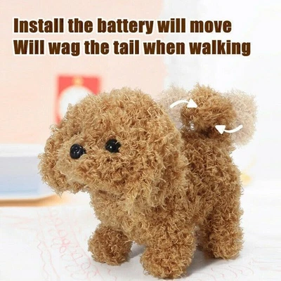 Kid Birthday Gifts Toys Electronic Pet Dog Plush Fuzzy Puppy - Electric Walking - image 1 of 4