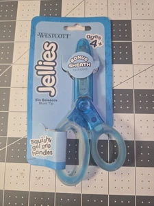 1 Westcott 5" Kinder Gelees Schere Squishy Gel Griff + Scheide, Alter 4+ - Bild 1 von 2