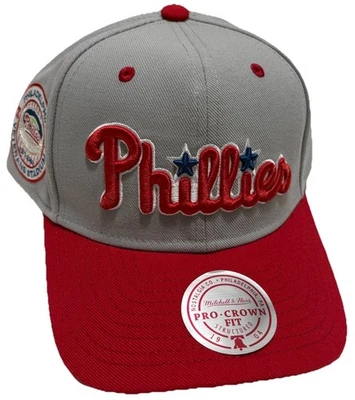 MITCHELL & NESS PHILADELPHIA PHILLIES PRO FIT SNAPBACK HAT VETERANS STADIUM - Image 1 of 4