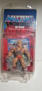 Motu Mattel Masters of the Universe He-Man Taiwan 1981 with Repro Card And Case - Imagen 1 de 14