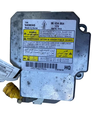 Chevrolet Aveo SRS 2008 módulo de control consola delantera caja cerebral P/N 96 654 864 Foto 1 de 4