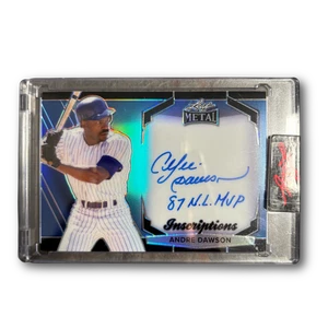 ANDRE DAWSON - 2025 Leaf Metal Sports Heroes /100 Auto Inscriptions - Picture 1 of 2