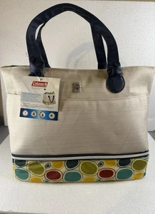 COLEMAN Dual Hot / Cold Large Tote / Cooler Three Compartment Tan New-Other - Picture 1 of 19