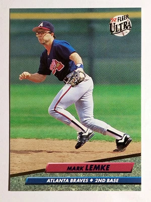 1992 Ultra #165 Mark Lemke - Image 1 of 2