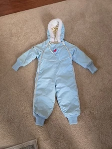 Vintage blauer Winnie Puuh Schneeanzug 32/35 Pfund USA  - Bild 1 von 5