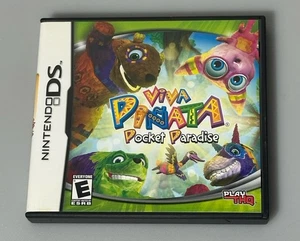 Viva Pinata Pocket Paradise (Nintendo DS, 2008) Auténtico Completo Probado en Caja Original - Imagen 1 de 6