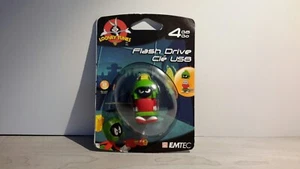 NEW Emtec Looney Tunes Marvin The Martian 4GB USB 2.0 Flash Thumb Drive - Picture 1 of 2