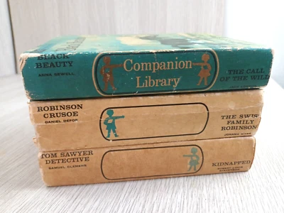 Vintage Companion Library 1963 Bundle x 3 Hardcover Books 2 Stories Each Book . - image 1 of 4