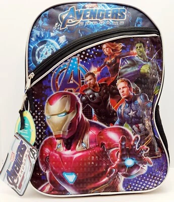 Mochila/bolsa de libros Marvel Avengers Endgame, diseño reflectante, correas ajustables Foto 1 de 4