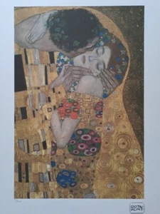 Firmado por Gustav Klimt - El beso - Certificado - Imagen 1 de 5