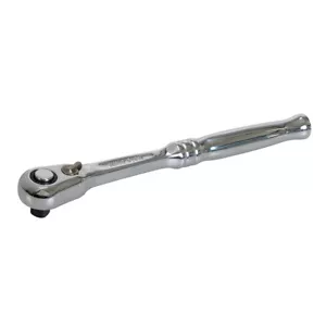 King Dick Full Chrome Reversible Ratchet SD 60 Teeth 1/4" - Picture 1 of 4