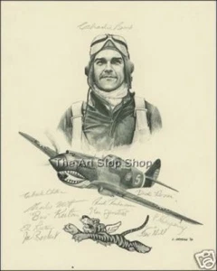 Impresión fotográfica autografiada de Flying Tigers - Imagen 1 de 1