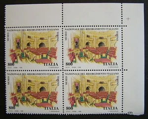 1998 Italia Quartina Museo Risorgimento Torino 800 lire MNh** - Imagen 1 de 1