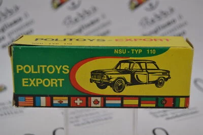 POLITOYS EXPORT " NSU - TYP 110 " ORIGINALE BOX COME FOTO - Immagine 1 di 4
