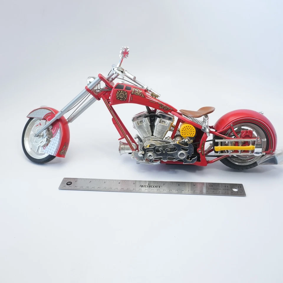 1/6 20" Orange County Chopper FDNY Fire Bike Ertl Joyride Motorcycle Diecast OCC - Image 1 of 4