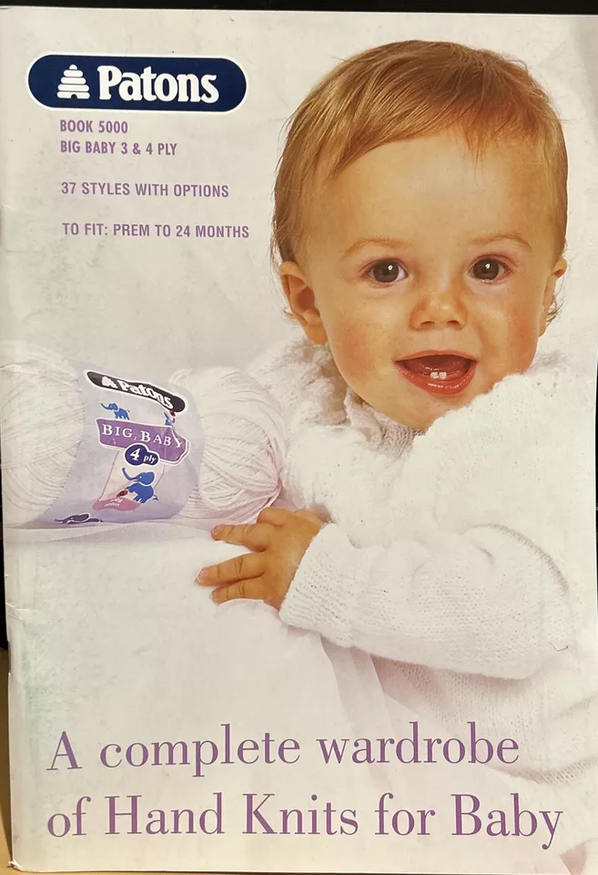 Patons 5000-Knitting Book-Complete Wardrobe Of Handknits For Baby  - Image 1 of 4