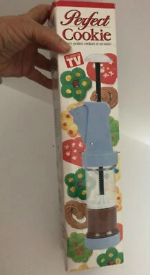 NUEVO En Caja Smart Invention PRENSA DE GALLETAS PERFECTA Pasta Pastelería Relleno CLICK Disparar Foto 1 de 4