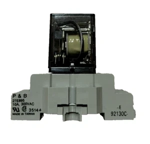 Potter & Brumfield K10P-11D15-24 Relay Coil 24VDC 10A 277VAC 1/2HP - 27E895 base - Picture 1 of 4
