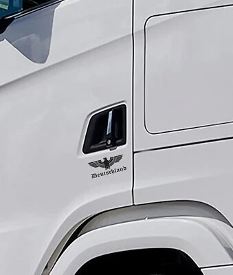 2x Deutscher Adler Aufkleber Sticker Folie - Bild 1 von 2