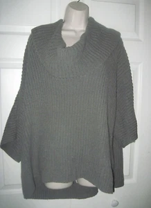 EXPRESS Para mujeres M Suéter Gris Cárdigan Cuello Ancho Cuello Ancho Gran Tamaño Nuevo con Etiquetas - Imagen 1 de 20