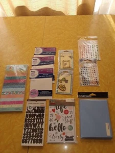 Nice Lot Of 11 New Packs Of Scrapbooking Items - Picture 1 of 11