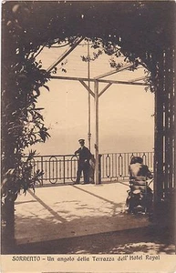 POSTAL ITALIA SORRENTO PORTER TERRAZA HOTEL ROYAL SEPIA - Imagen 1 de 2
