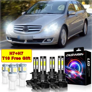 Para Mercedes-Benz R350 2006-2010 4x LED Kit Bombillas de luz alta y baja - Imagen 1 de 8